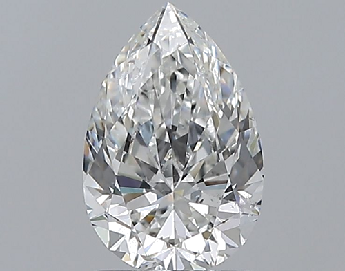 1.2 carat F-SI1 Natūralus Pear Deimantas (1)