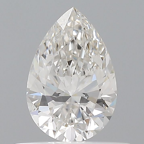 0.5 carat H-VVS1 Natūralus Pear Deimantas (1)