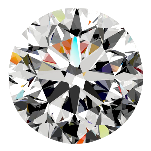 0.3 carat H-SI1 GD cut Natūralus Round Deimantas (1)