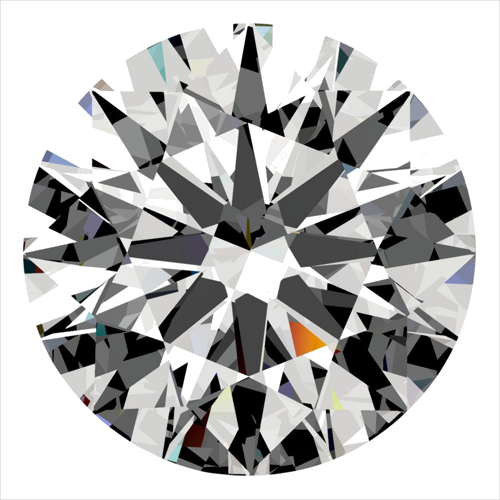 0.3 carat D-SI1 Excellent cut Natūralus Round Deimantas (1)