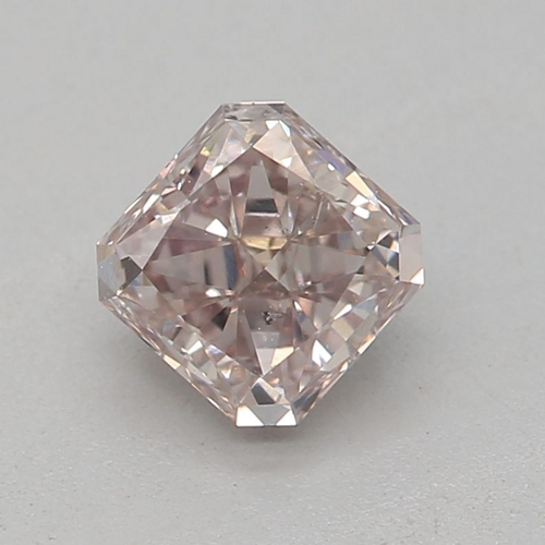 0.46 carat Fancy Brownish Pink-SI2 Natūralus Radiant Deimantas (1)