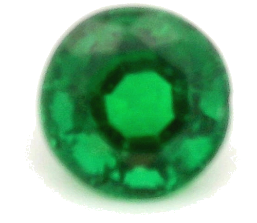 0.27 carat GREEN Round Smaragdas (1)