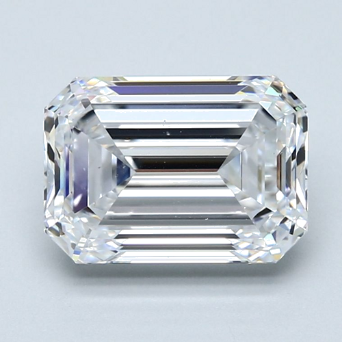 3.7 carat D-VS2 Natūralus Emerald Deimantas (1)