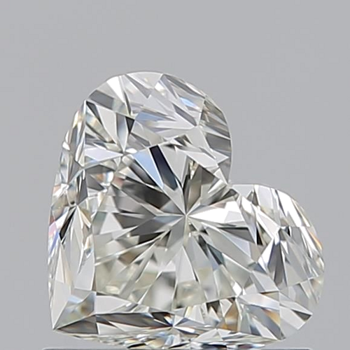 1.01 carat K-VVS2 Natūralus Heart Deimantas (1)