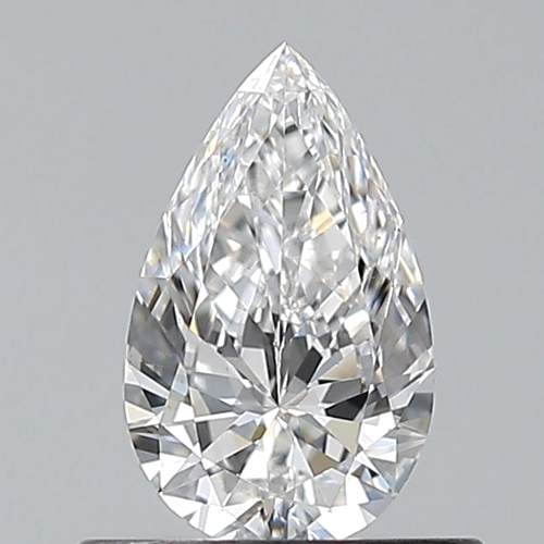 0.5 carat E-VS2 Natūralus Pear Deimantas (1)