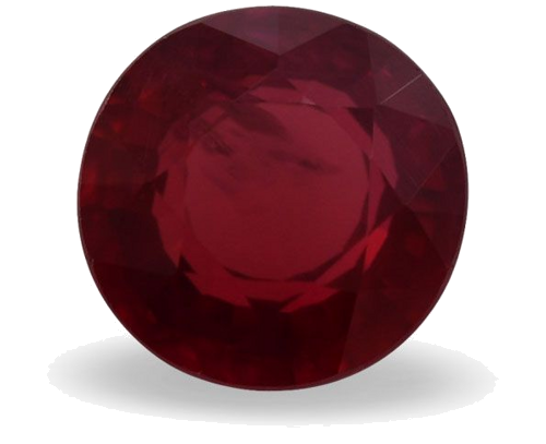 0.67 carat RED Round Rubinas (1)