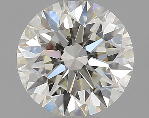 0.53 carat K-VVS2 Excellent cut Natūralus Round Deimantas (1)