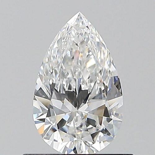 0.6 carat E-VS2 Natūralus Pear Deimantas (1)