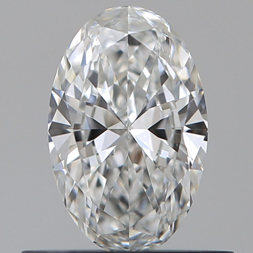 0.49 carat F-VVS1 Natūralus Oval Deimantas (1)