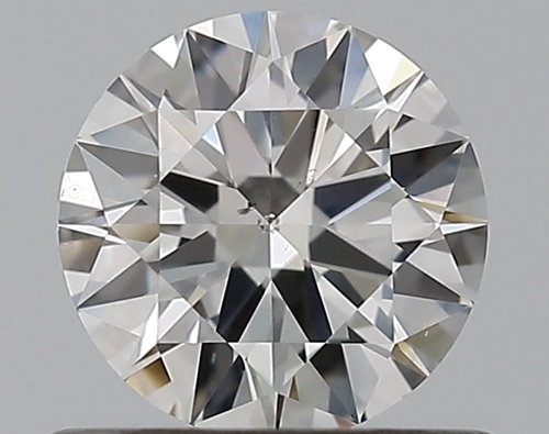 0.5 carat F-SI1 Excellent cut Natūralus Round Deimantas (1)