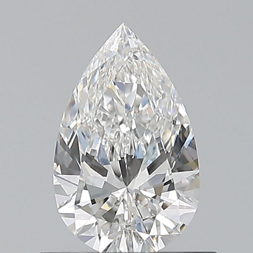 0.6 carat F-VS1 Natūralus Pear Deimantas (1)