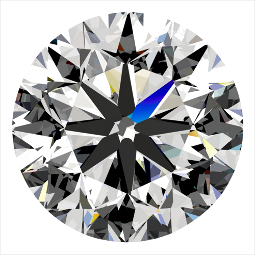 0.5 carat F-VS2 Very Good cut Natūralus Round Deimantas (1)