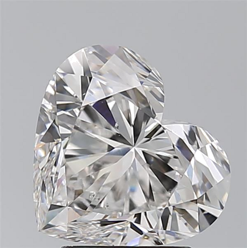 3.16 carat F-SI1 Natūralus Heart Deimantas (1)