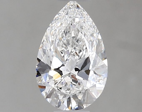 0.5 carat E-VVS2 Natūralus Pear Deimantas (1)