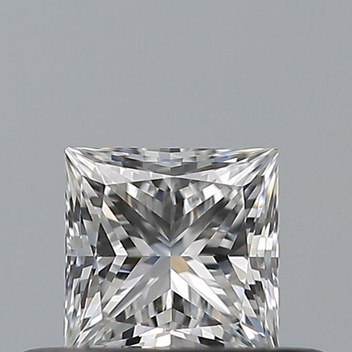 0.34 carat F-IF Natūralus Princess Deimantas (1)
