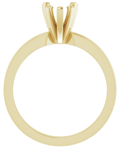 Sužadėtuvių Žiedas „Solitaire“ 585 Geltonojo Aukso Heart Shape 6mm (2)