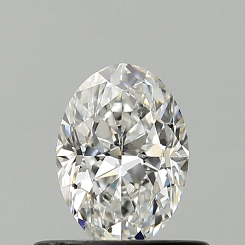 0.5 carat E-SI1 Natūralus Oval Deimantas (1)