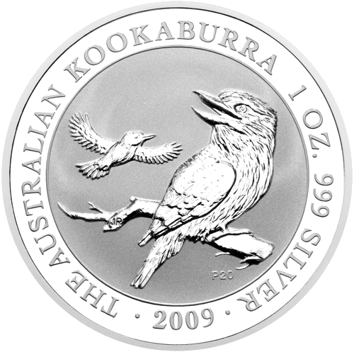 2009 Kookaburra Австралия 1 oz сребърна монета (1)