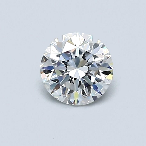 0.51 carat F-SI1 GD cut Natūralus Round Deimantas (1)