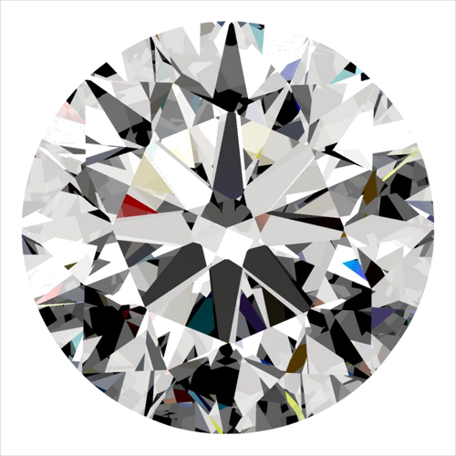 0.4 carat G-VS1 Very Good cut Natūralus Round Deimantas (1)