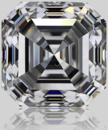 1.52 carat H-VVS2 Natūralus Asscher Deimantas (1)
