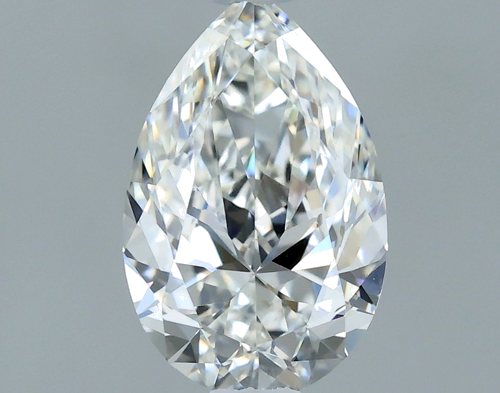 0.5 carat E-VS1 Natūralus Pear Deimantas (1)