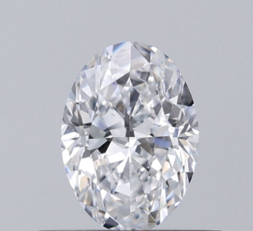 0.5 carat D-VS2 Natūralus Oval Deimantas (1)