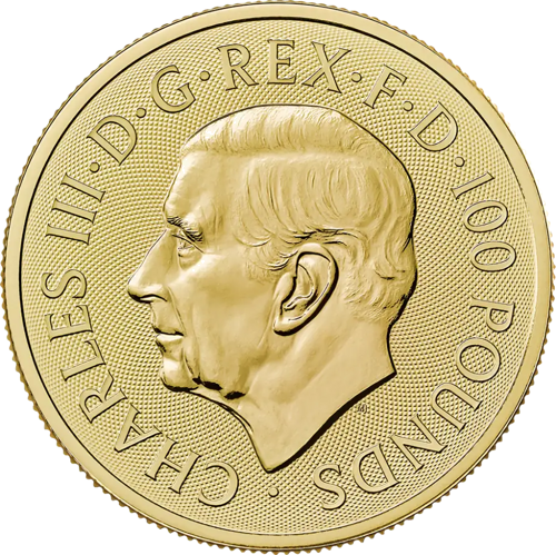 1 oz Šventas Jurgis ir Drakonas 2026 Didžioji Britanija auksinė moneta (2)