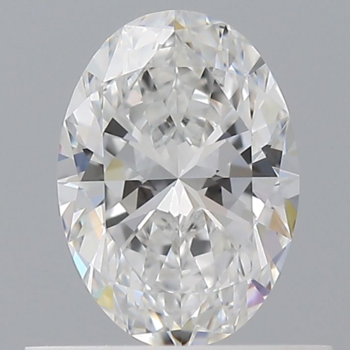 0.59 carat D-VVS2 Natūralus Oval Deimantas (1)