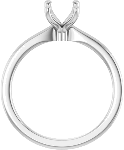 Sužadėtuvių Žiedas 14k white gold Emerald 7mm x 5mm (2)