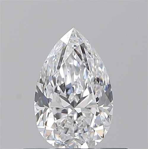 0.53 carat D-IF Natūralus Pear Deimantas (1)