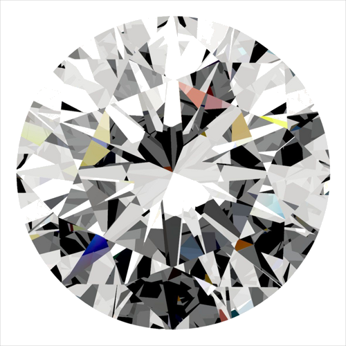 0.31 carat D-VVS2 Excellent cut Natūralus Round Deimantas (1)