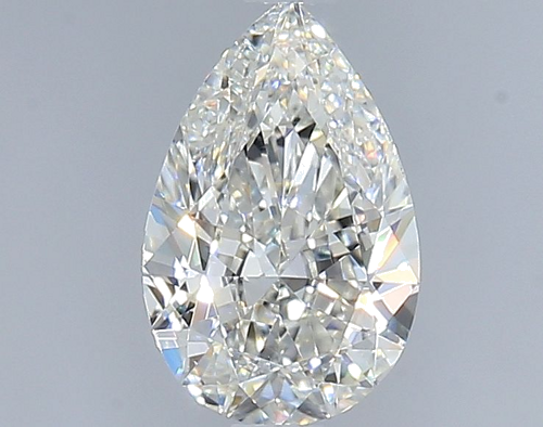 0.9 carat H-VS2 Natūralus Pear Deimantas (1)