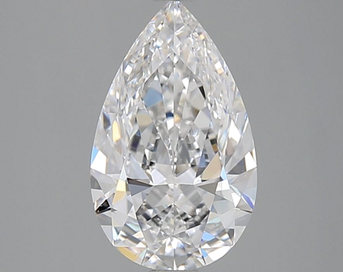 2.02 carat D-VS2 Natūralus Pear Deimantas (1)