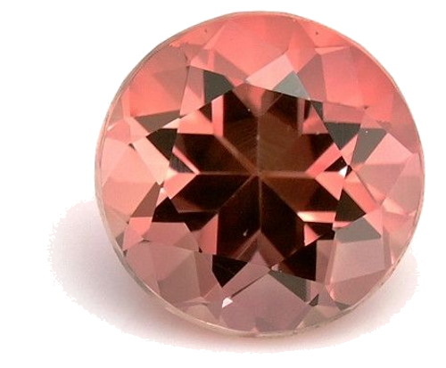 0.89 carat ORANGE Round Tourmaline (1)