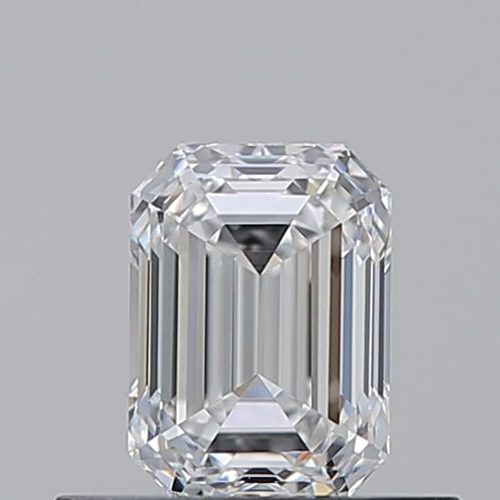 0.53 carat D-VVS2 Natūralus Emerald Deimantas (1)
