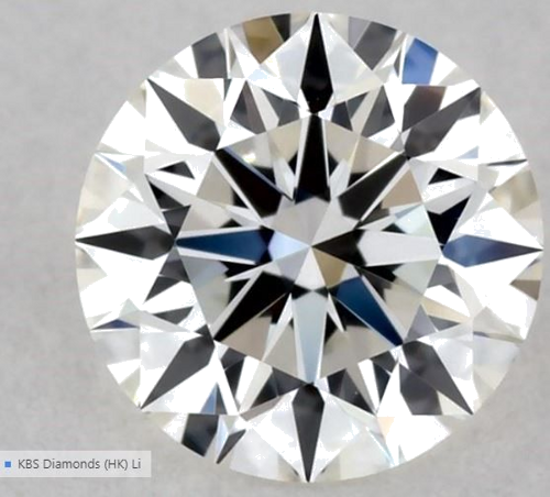 0.3 carat G-VVS1 Excellent cut Natūralus Round Deimantas (1)