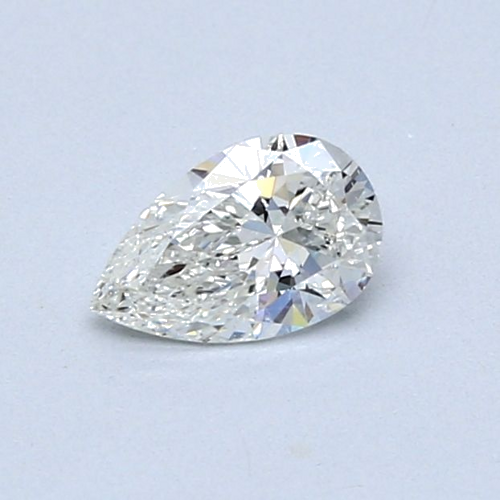 0.4 carat H-SI1 Natūralus Pear Deimantas (1)