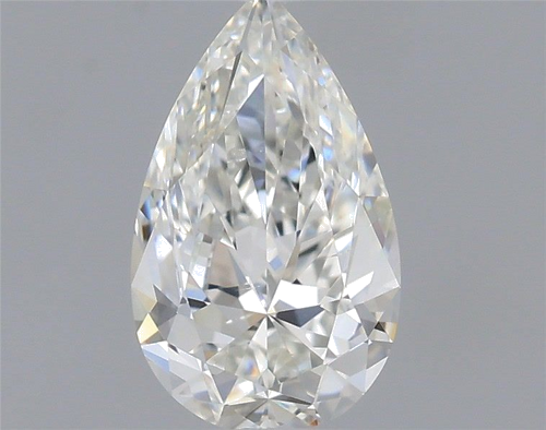 0.51 carat H-SI1 Natūralus Pear Deimantas (1)