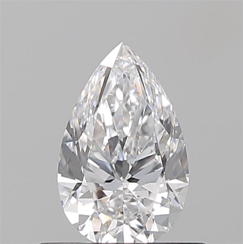 0.51 carat D-VVS2 Natūralus Pear Deimantas (1)