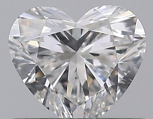 0.46 carat F-VS1 Natūralus Heart Deimantas (1)