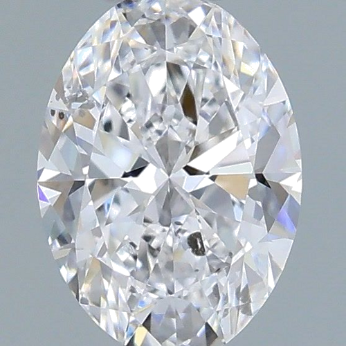 0.5 carat D-SI2 Natūralus Oval Deimantas (1)