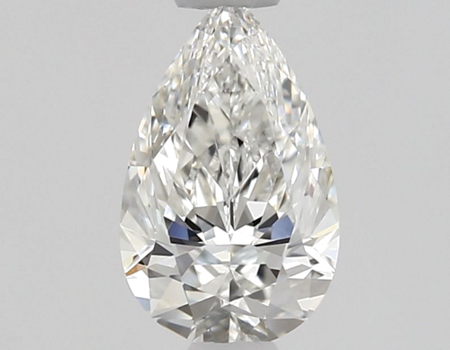 0.53 carat F-IF Natūralus Pear Deimantas (1)