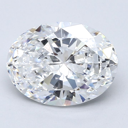 3.01 carat D-SI1 Natūralus Oval Deimantas (1)