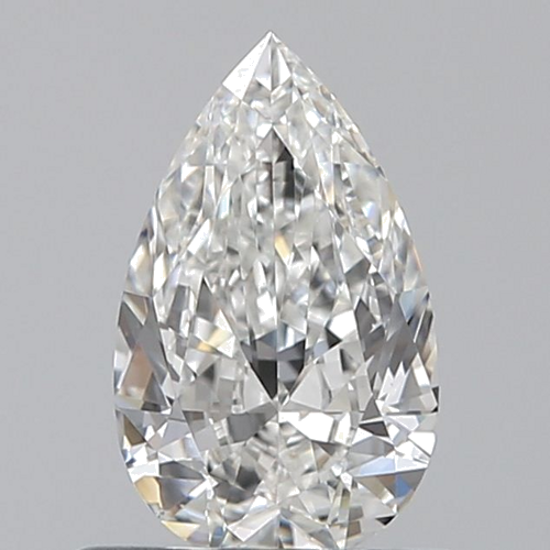 0.5 carat F-IF Natūralus Pear Deimantas (1)