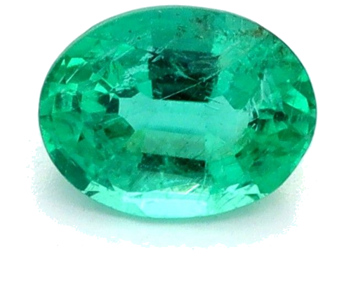 0.32 carat GREEN Oval Smaragdas (1)