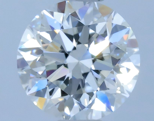 0.5 carat F-VVS2 Very Good cut Natūralus Round Deimantas (1)