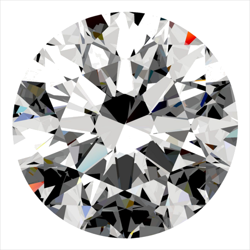 0.33 carat H-VS1 Excellent cut Natūralus Round Deimantas (1)