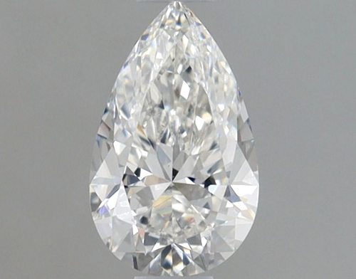 0.51 carat F-VS1 Natūralus Pear Deimantas (1)