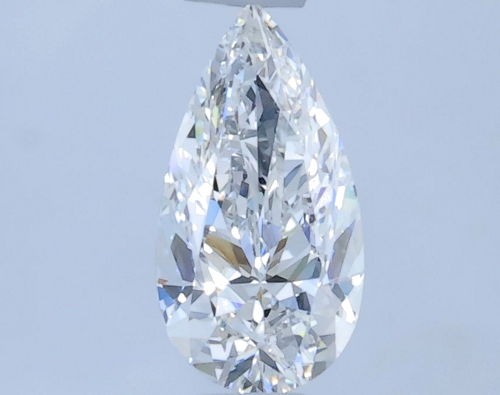 0.4 carat F-VS2 Natūralus Pear Deimantas (1)